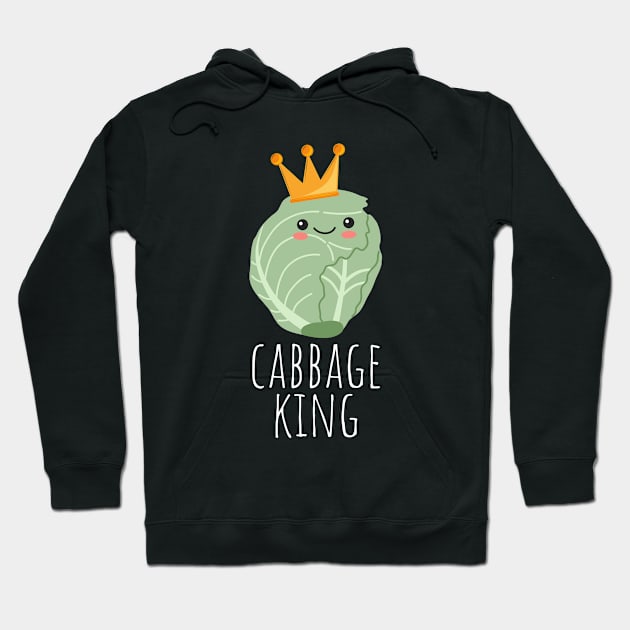 Cabbage King Cute Hoodie by DesignArchitect